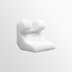 The Snorinator® pillow, an anti-snoring pillow, shown from a front-angled view