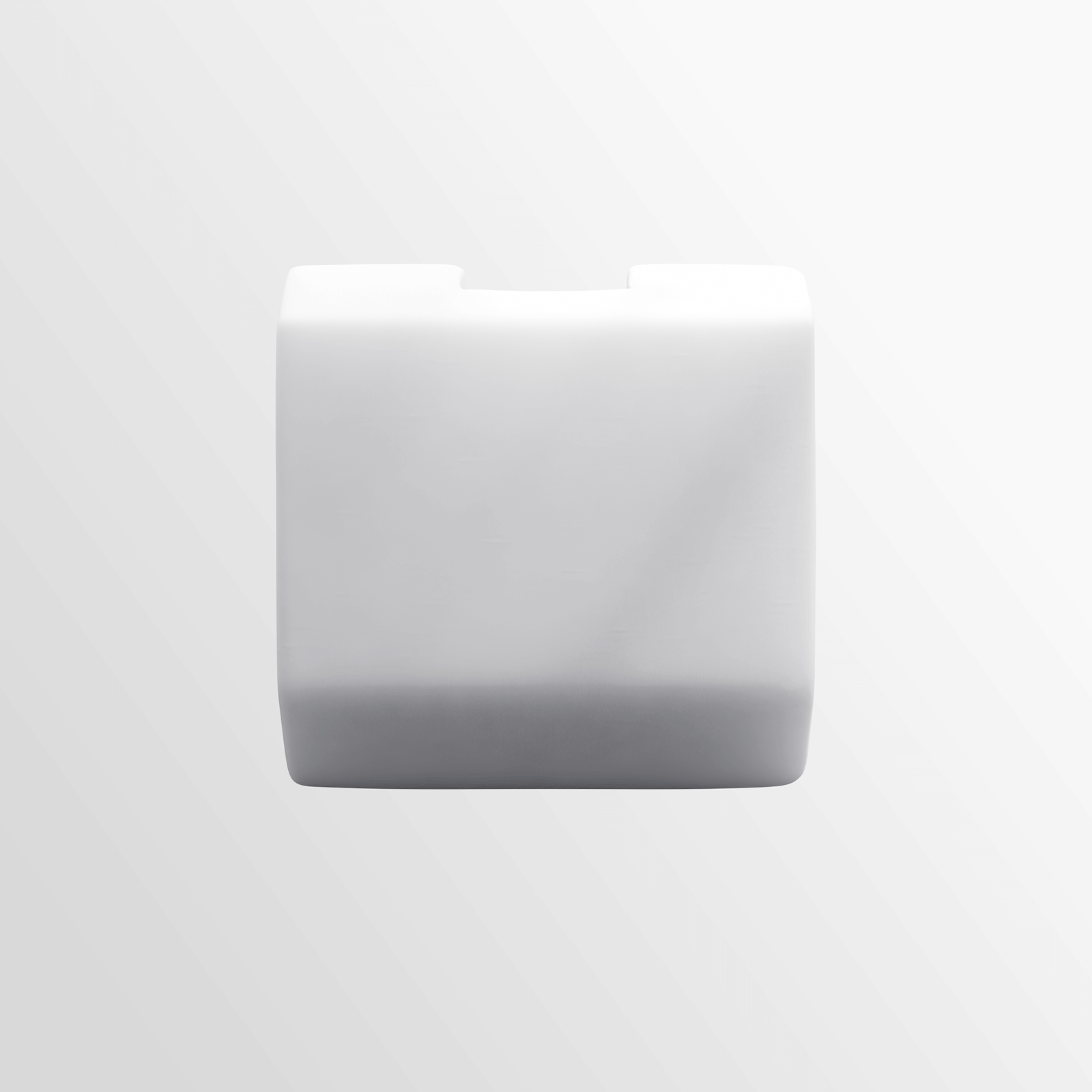 The Snorinator® pillow, an anti-snoring pillow viewed from the bottom