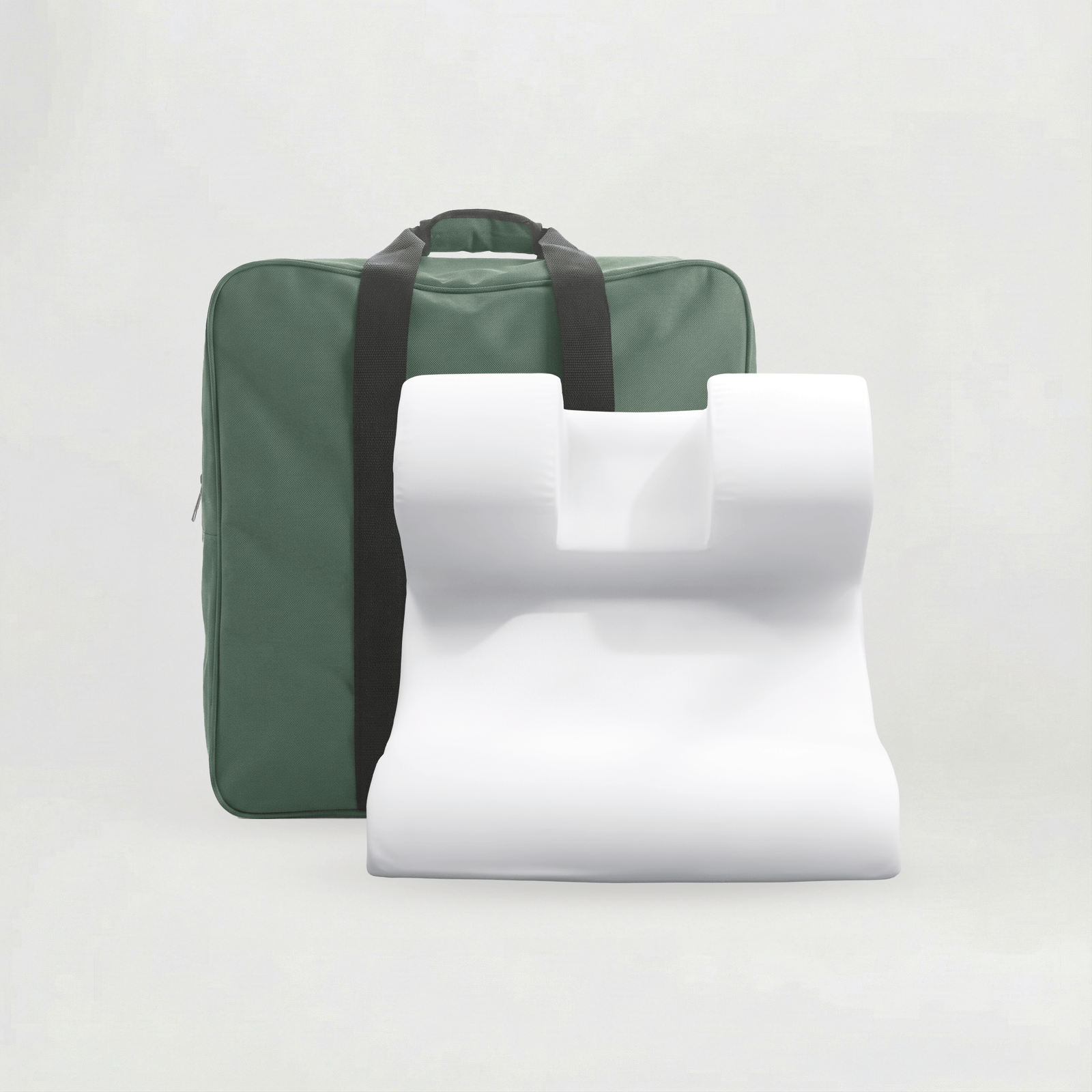 The Snorinator® pillow and the travel bag combo in large