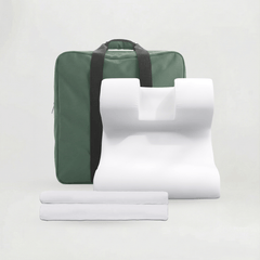 The Snorinator® pillow and the travel bag combo, size large